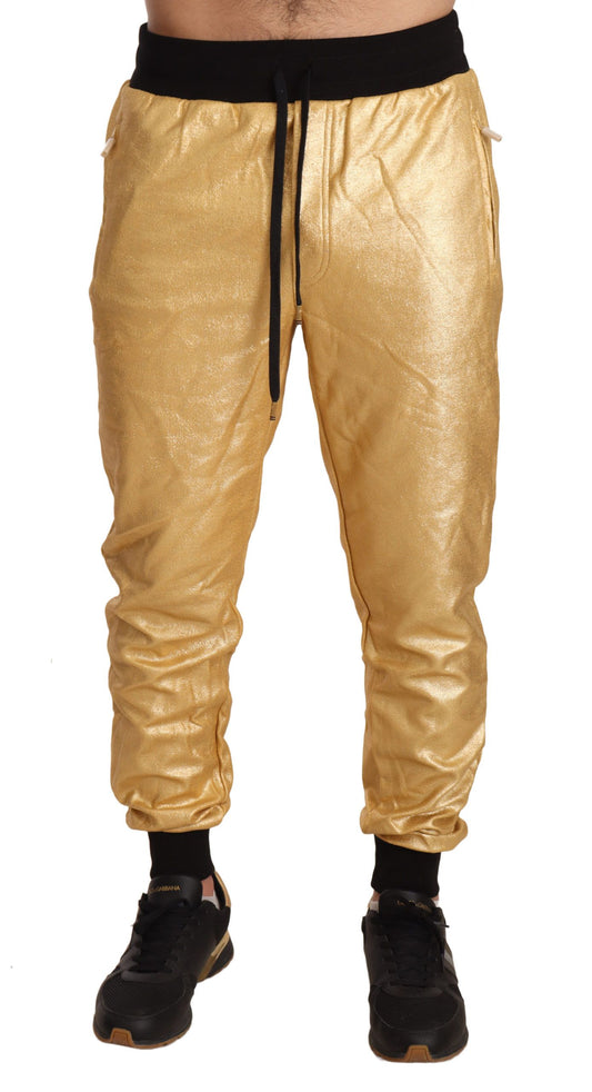 Dolce & Gabbana Gold Jahr des Schweins Sweatpants