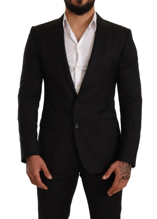 Dolce &amp; Gabbana Elegant Two-Piece Slim Fit Martini Suit