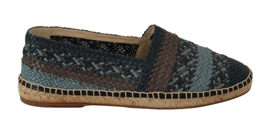 Dolce &amp; Gabbana Elegant espadrilles made of woven leather