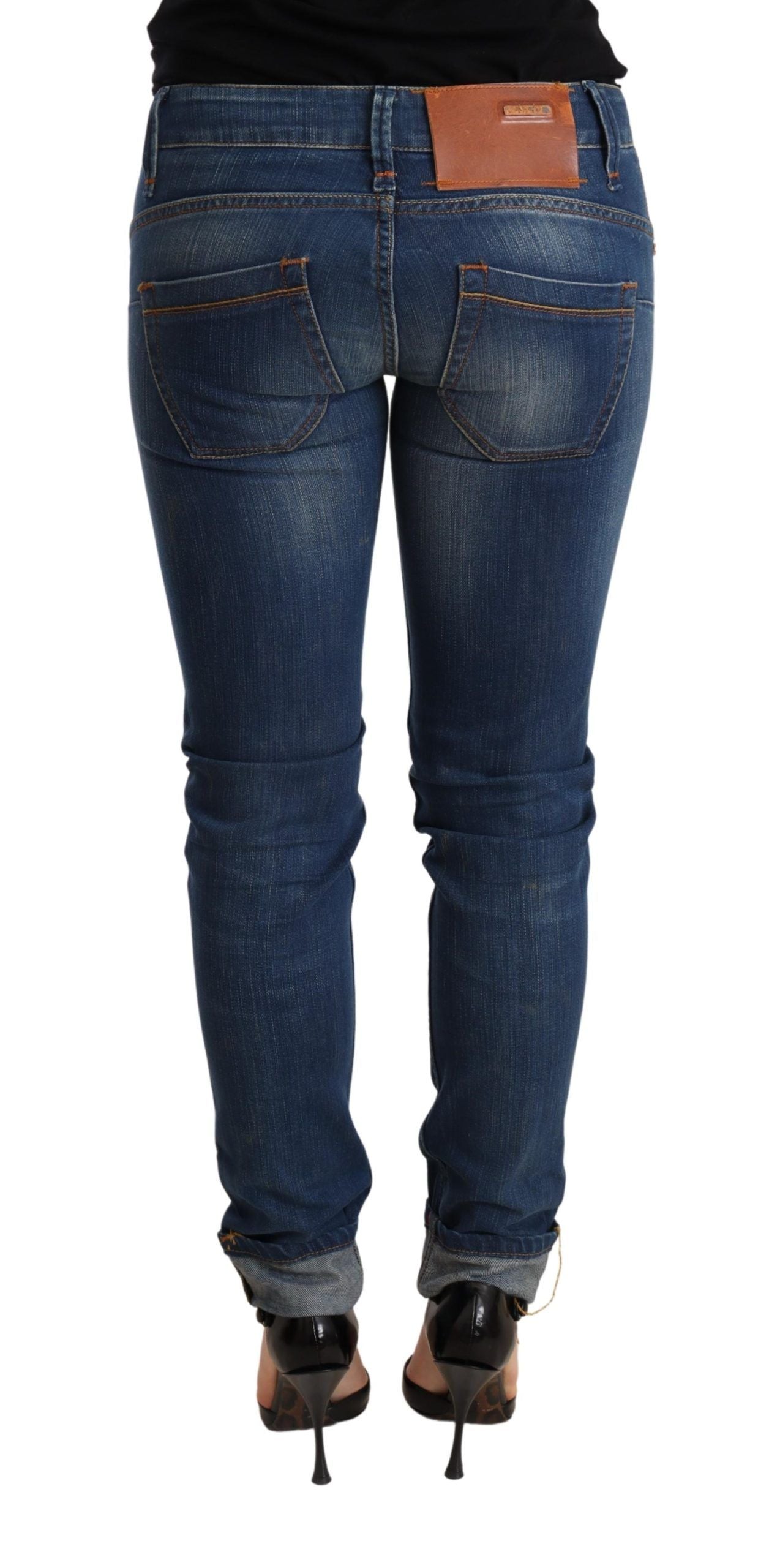 Eight chic blue washed push-up skinny jeans