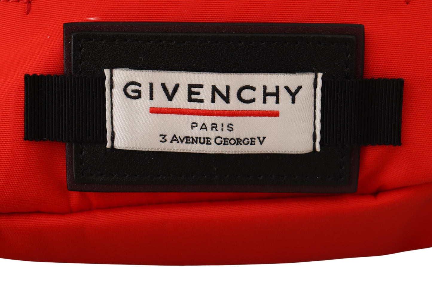 Givenchy Elegant large belt bag in red and black