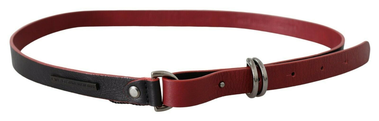 Costume National Elegant two-tone leather belt