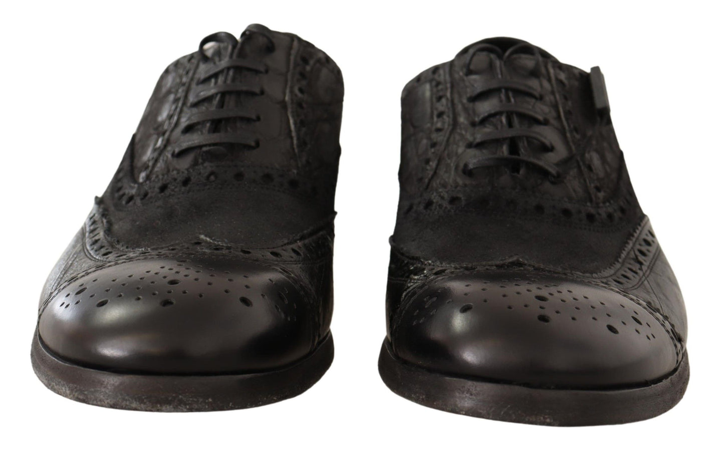 Dolce &amp; Gabbana Exotic Leather Brogue Derby Dress Shoes