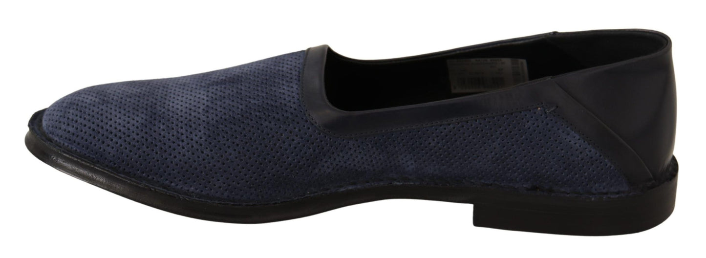 Dolce &amp; Gabbana Elegant loafers in perforated leather