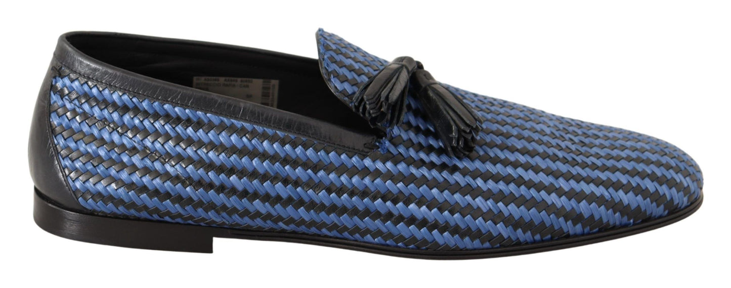 Dolce &amp; Gabbana Elegant loafers in woven leather