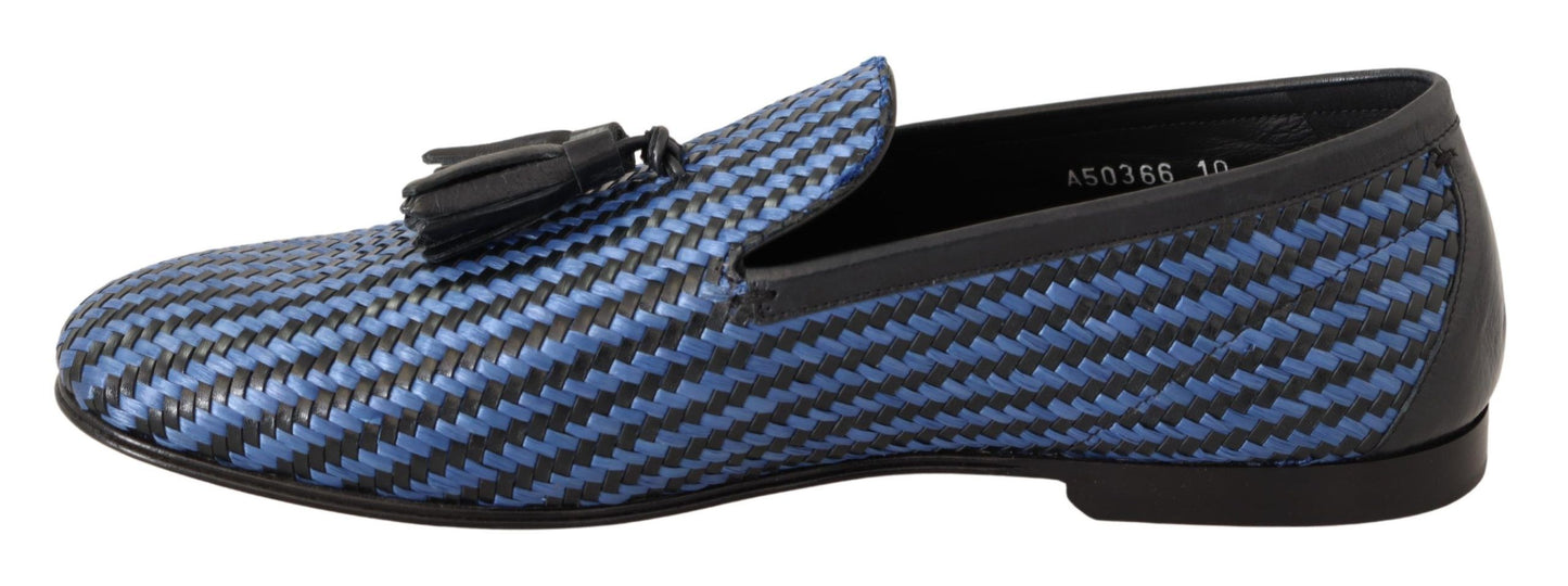 Dolce &amp; Gabbana Elegant loafers in woven leather