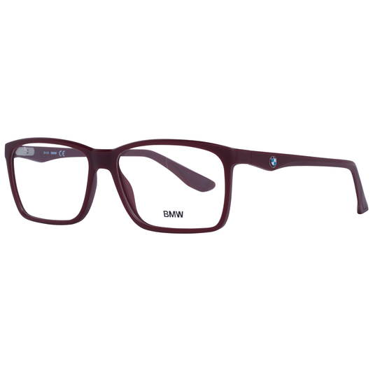 BMW Burgundy Optical Eyeglasses Frames for Men