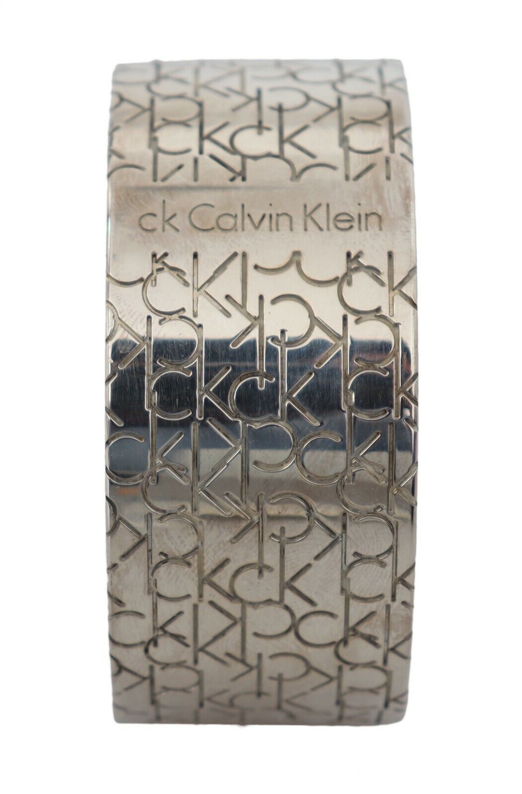 Calvin Klein Eleganter Sterling Silber Logo-Armreif