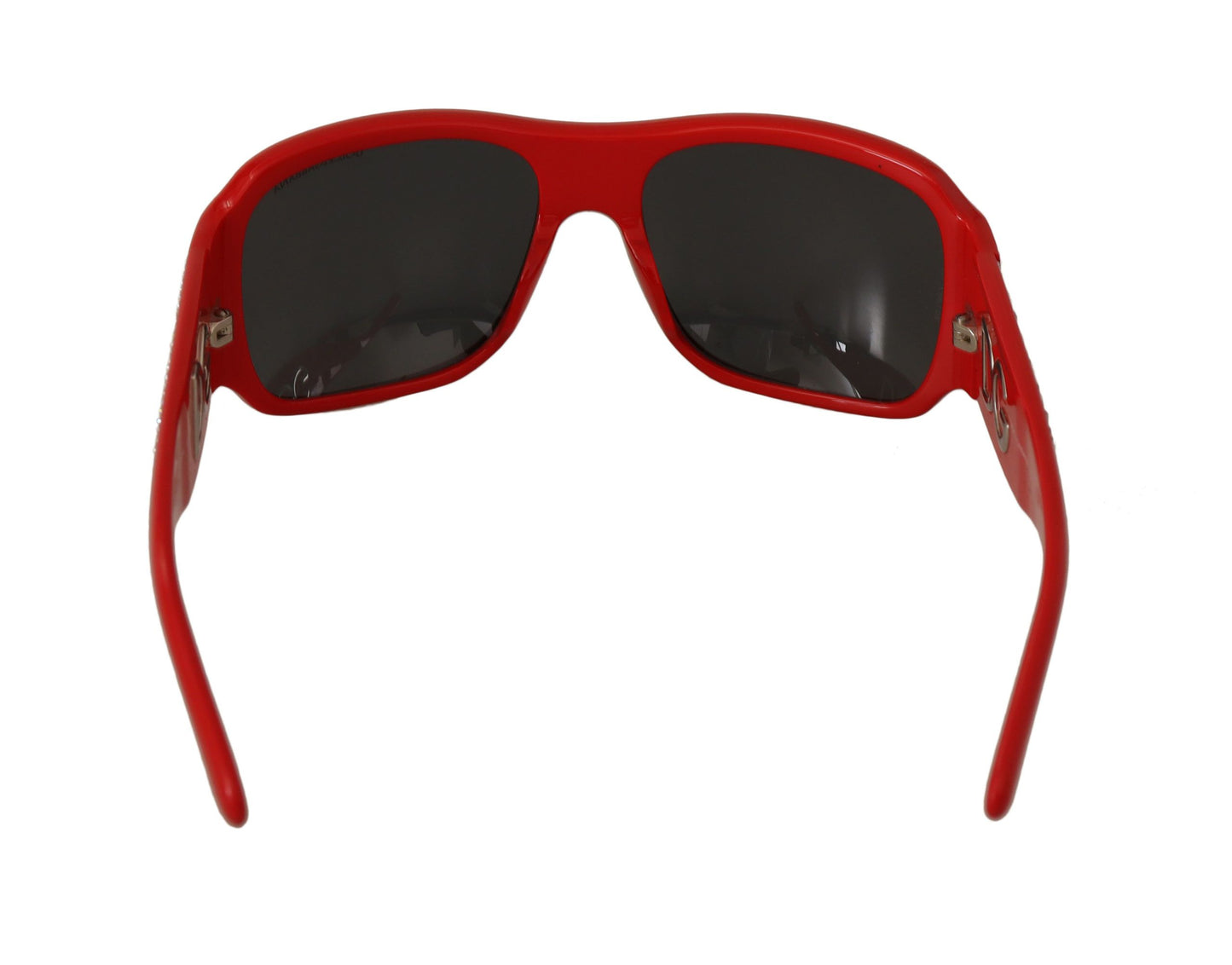 Dolce &amp; Gabbana Red Sunglasses with Swarovski Stones