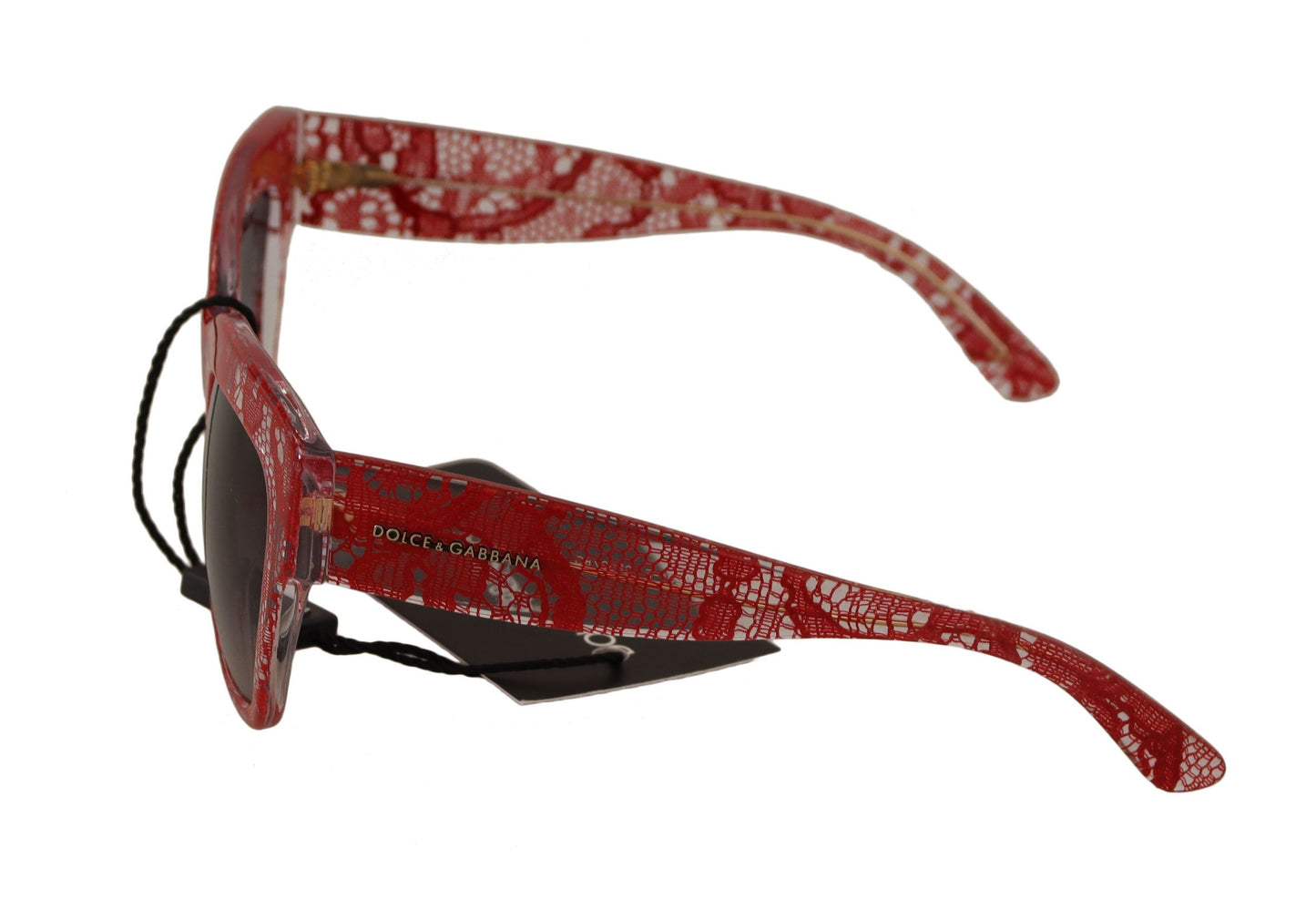 Dolce &amp; Gabbana Elegant sunglasses with Sicilian lace insert