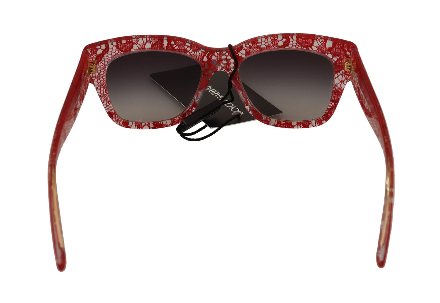 Dolce &amp; Gabbana Elegant sunglasses with Sicilian lace insert