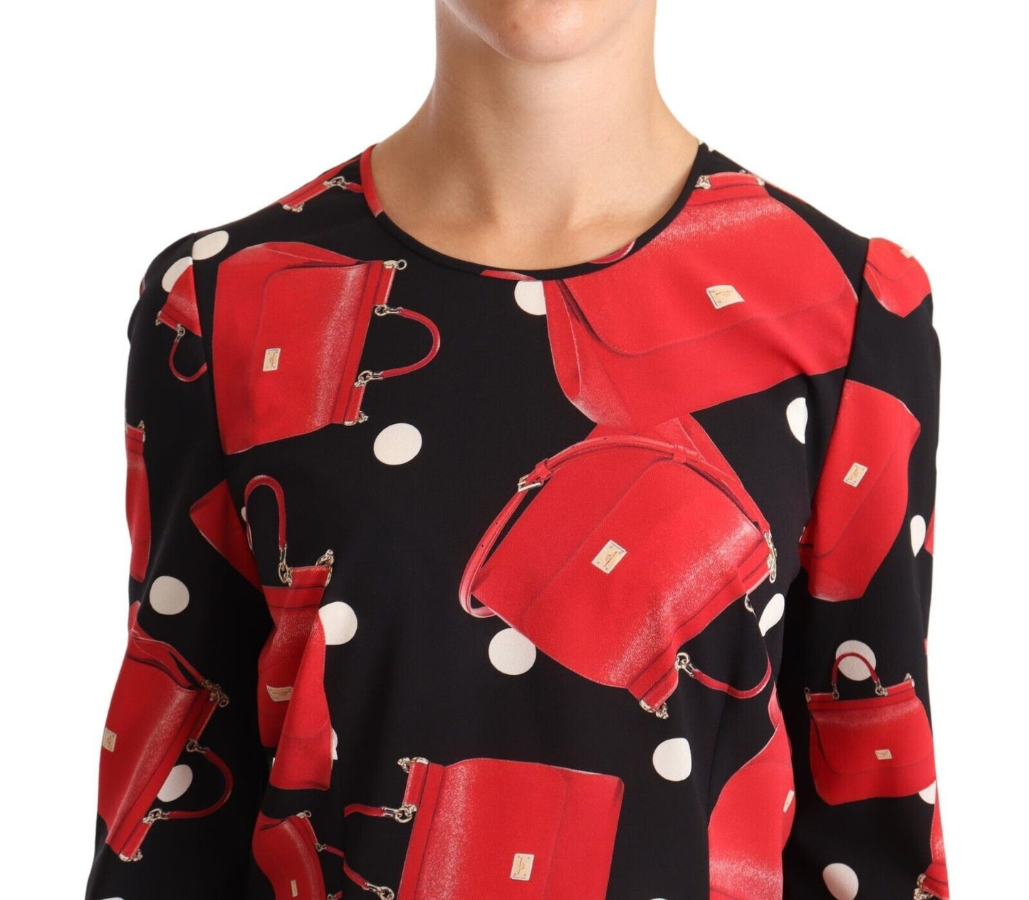 Dolce &amp; Gabbana Elegant blouse with pocket print from Sicily