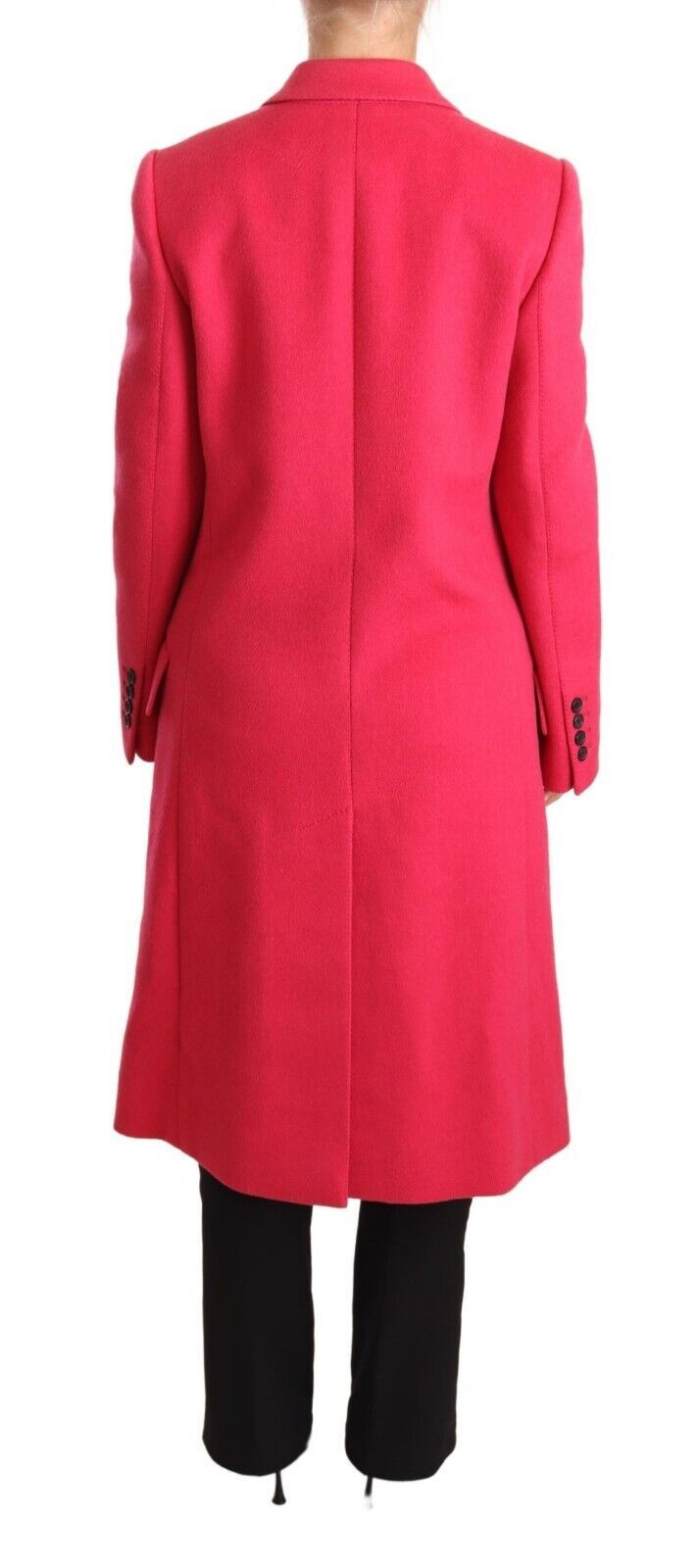 Dolce &amp; Gabbana Elegant pink coat made of wool and cashmere