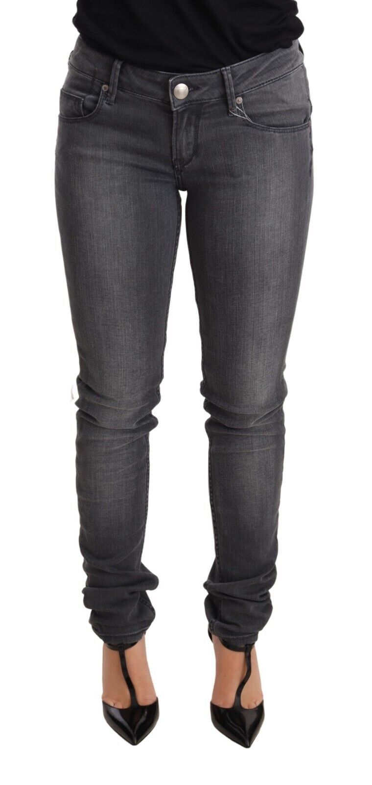 Chic Eight Skinny Denim with Low Waist