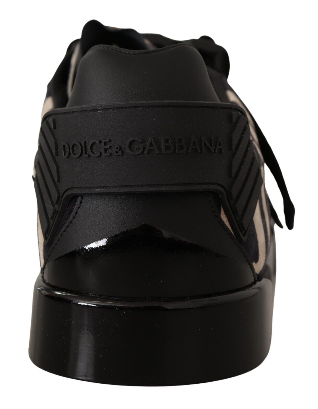 Dolce &amp; Gabbana Zebra Suede Low Top Fashion Sneakers