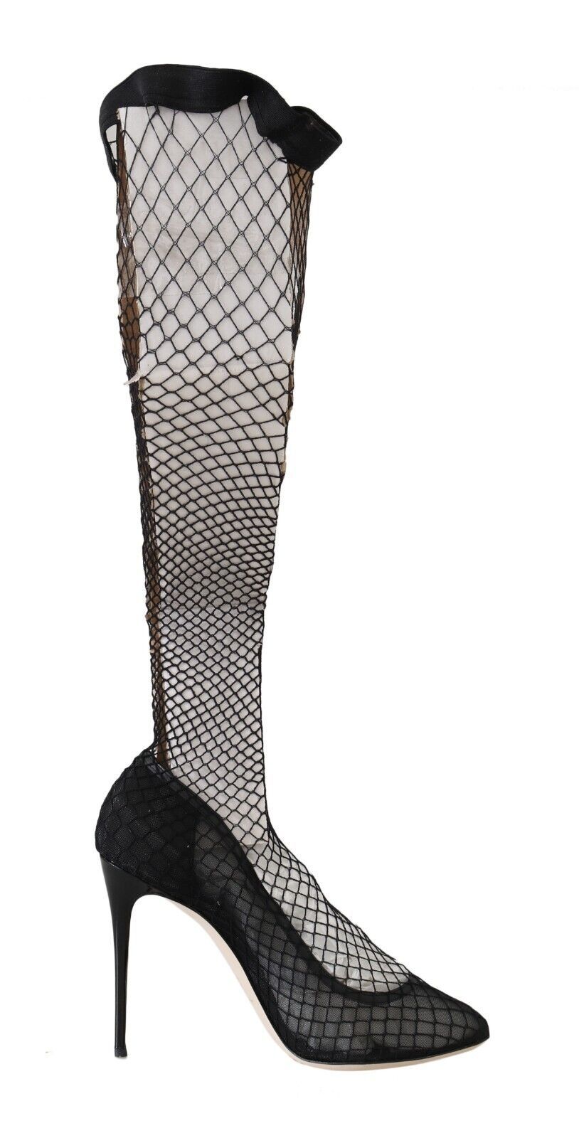 Dolce &amp; Gabbana Elegant fishnet pumps in timeless black