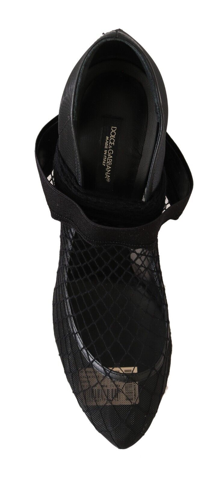 Dolce &amp; Gabbana Elegant fishnet pumps in timeless black