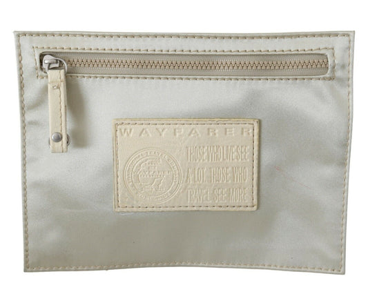 WAYFARER Elegant wallet made of white fabric