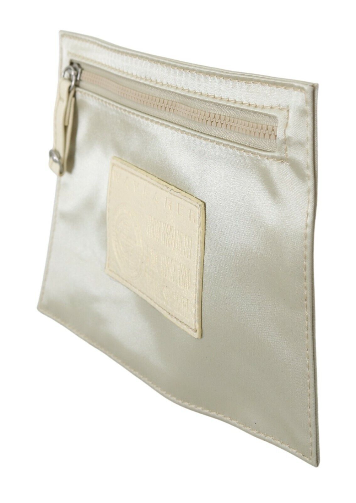 WAYFARER Elegant wallet made of white fabric