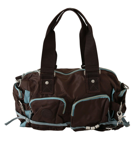 WAYFARER Elegant duffel travel bag in earthy brown