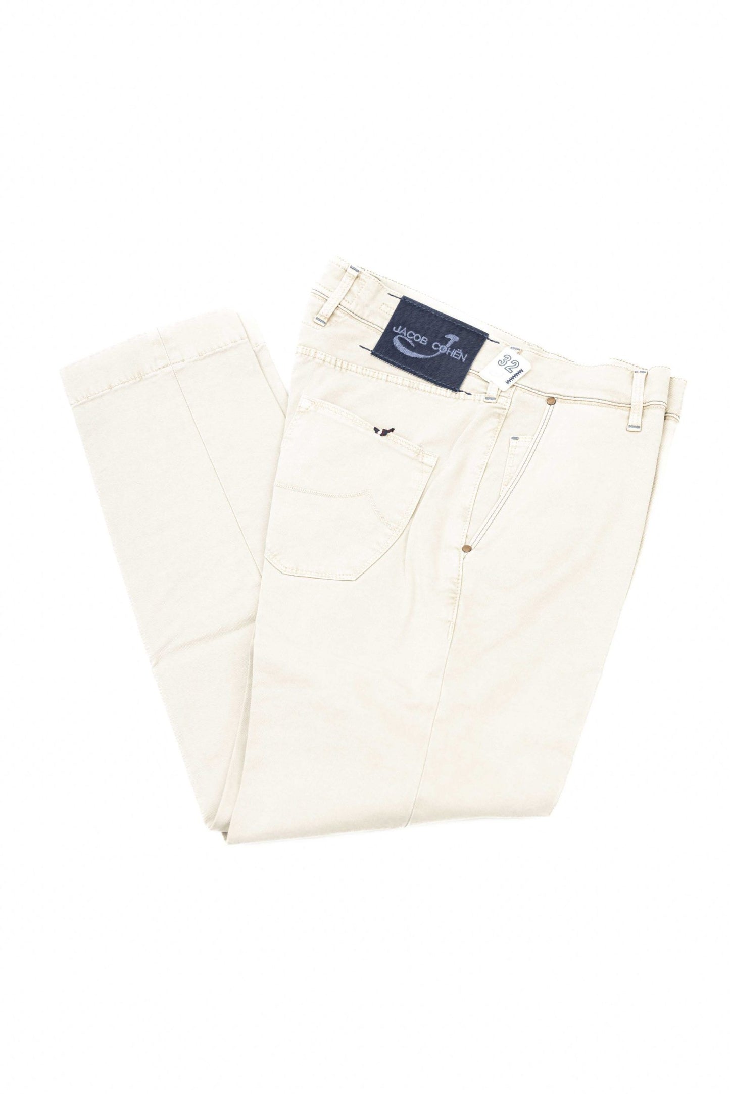 Jacob Cohen Elegantes Silbernes Chino-Modell Hose