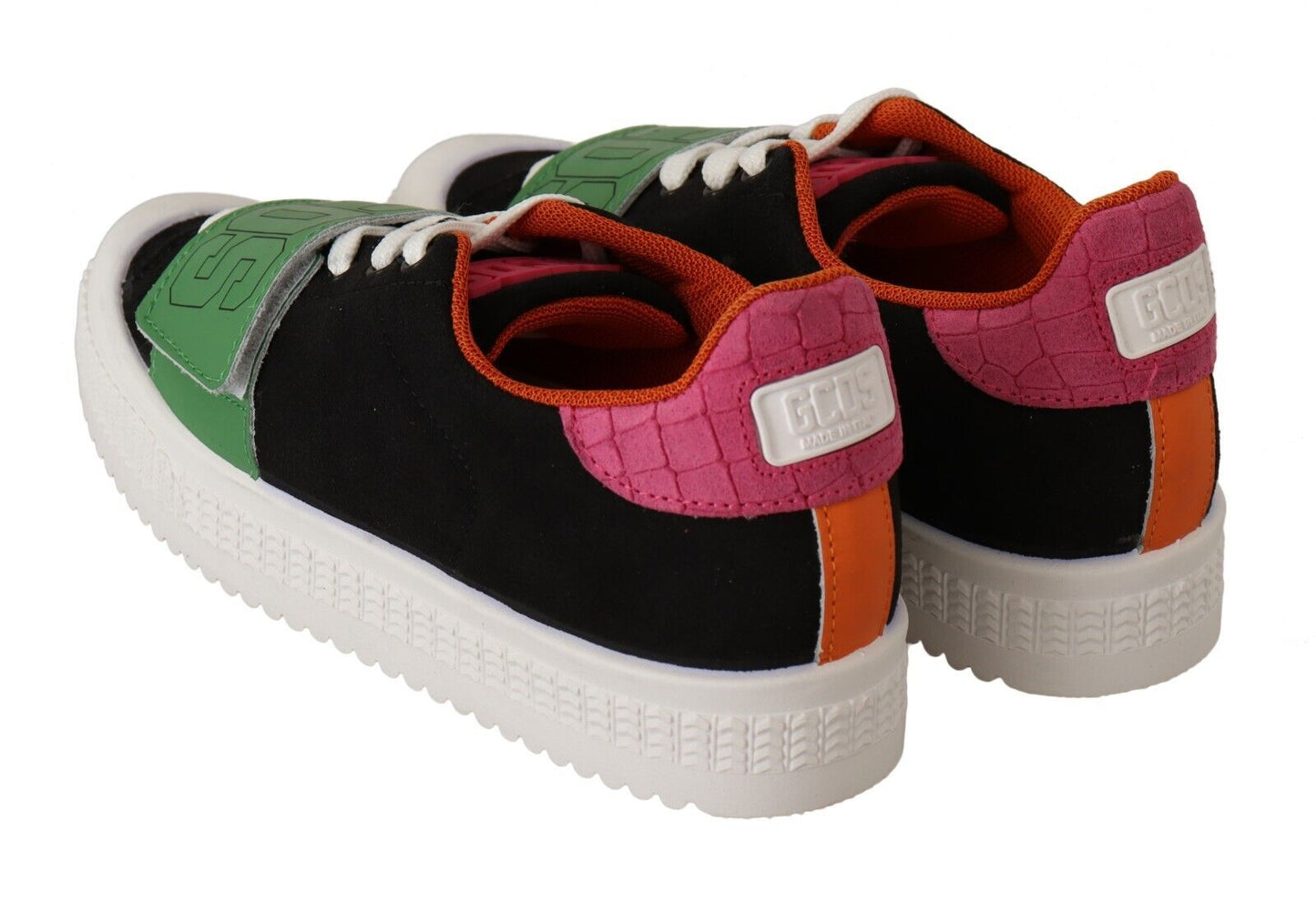 GCDS Stylish Multicolor Lace Up Sneakers