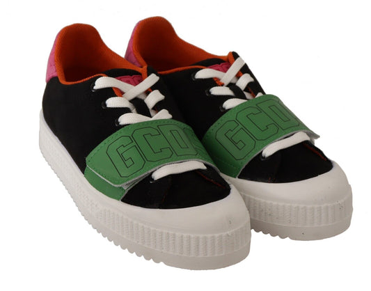 GCDS Stylish Multicolor Lace Up Sneakers