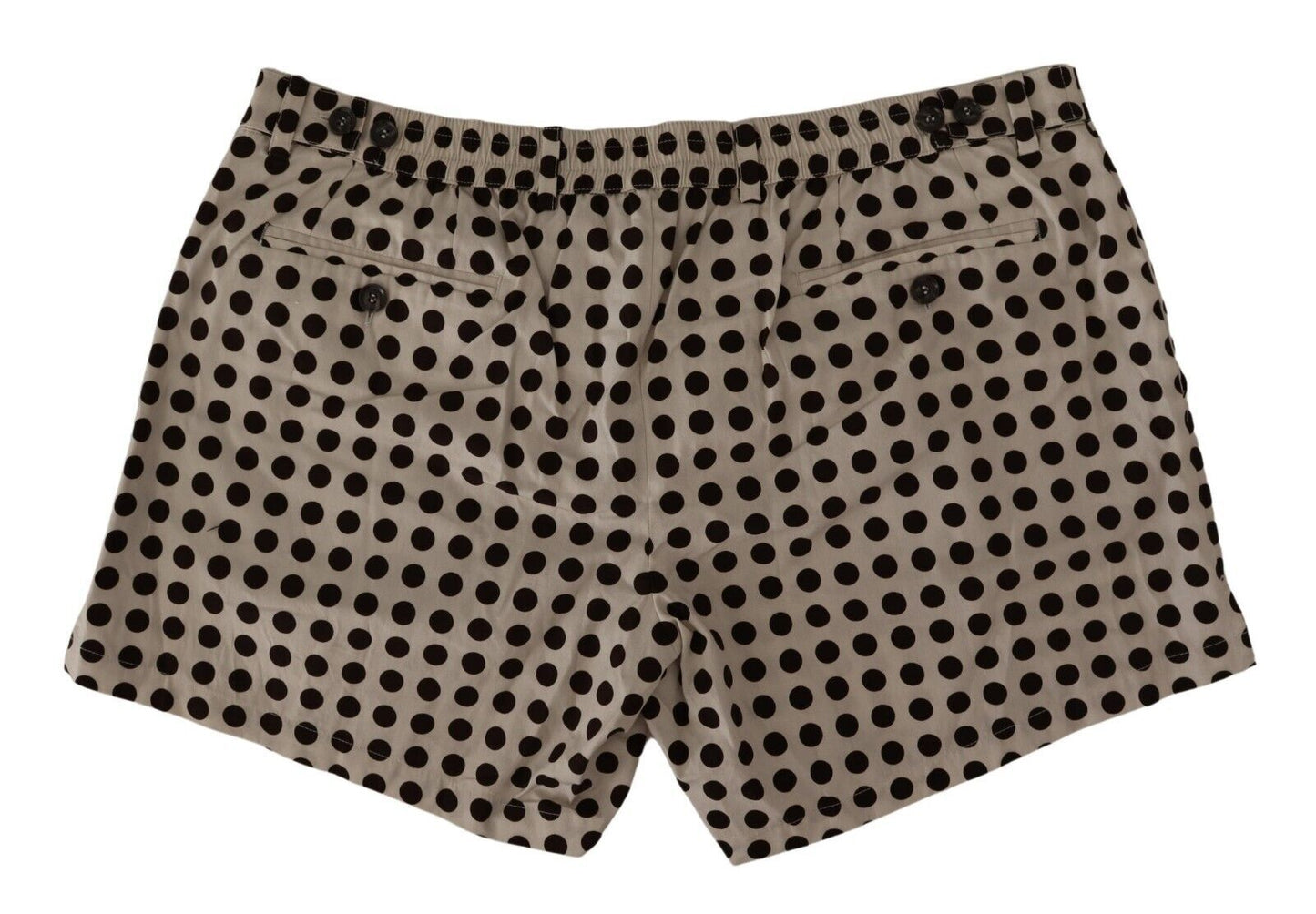 Dolce &amp; Gabbana Elegant Cotton Shorts with Polka Dot