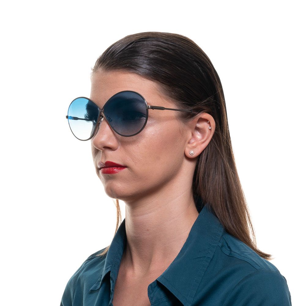 Tom Ford Silberne Frauen-Sonnenbrille