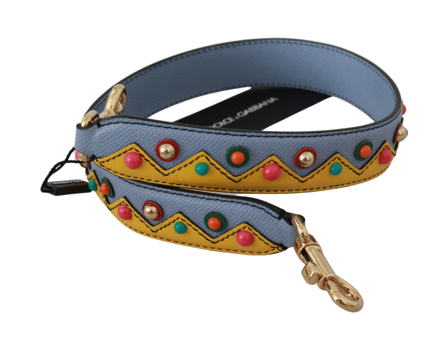 Dolce & Gabbana Multicolor Leder-Schulterriemen Accessoire