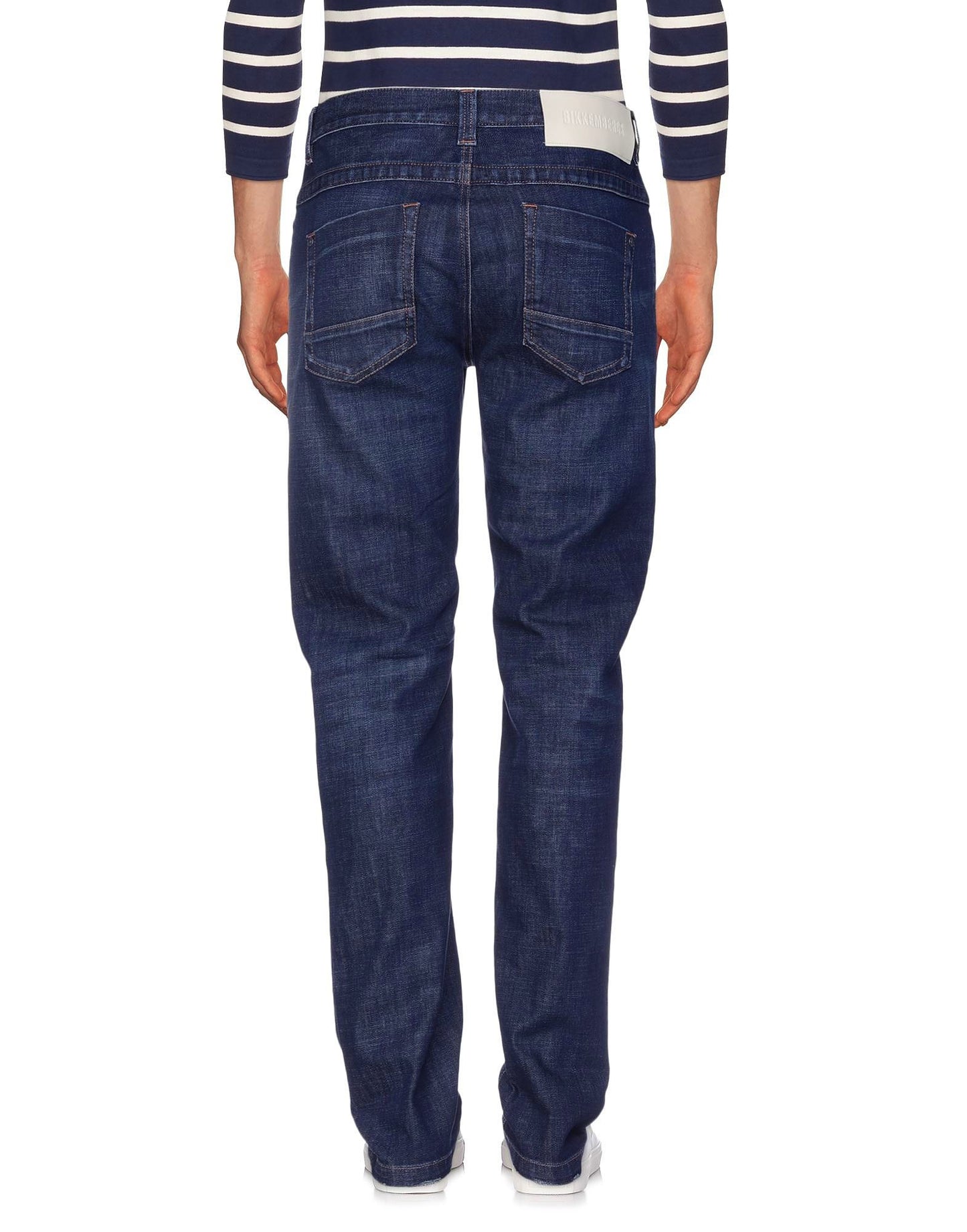 Bikkembergs Blue Cotton Men's Jeans