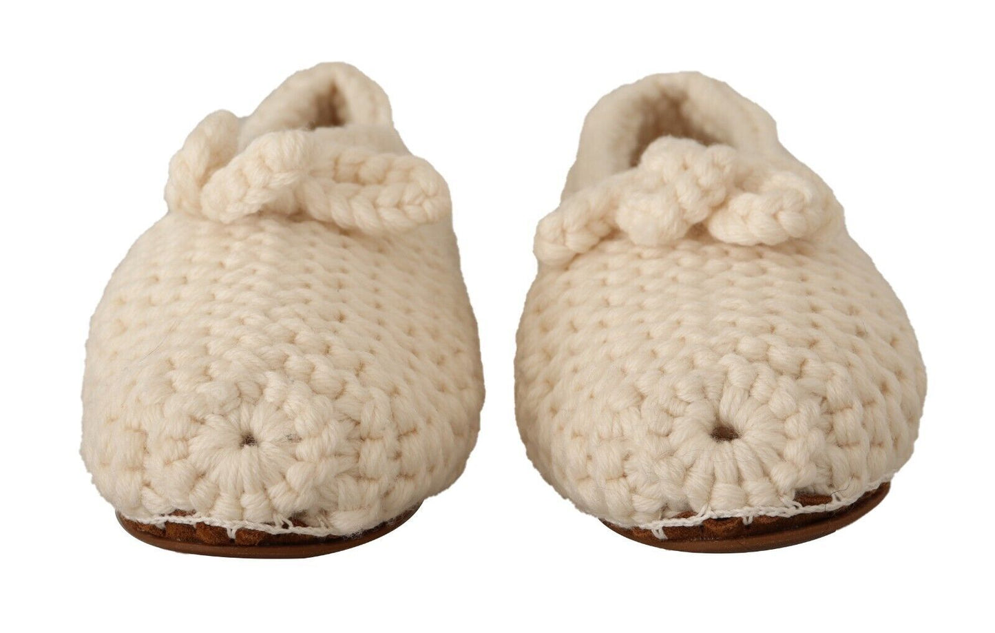 Dolce &amp; Gabbana Chic ballerina flats made of wool knit