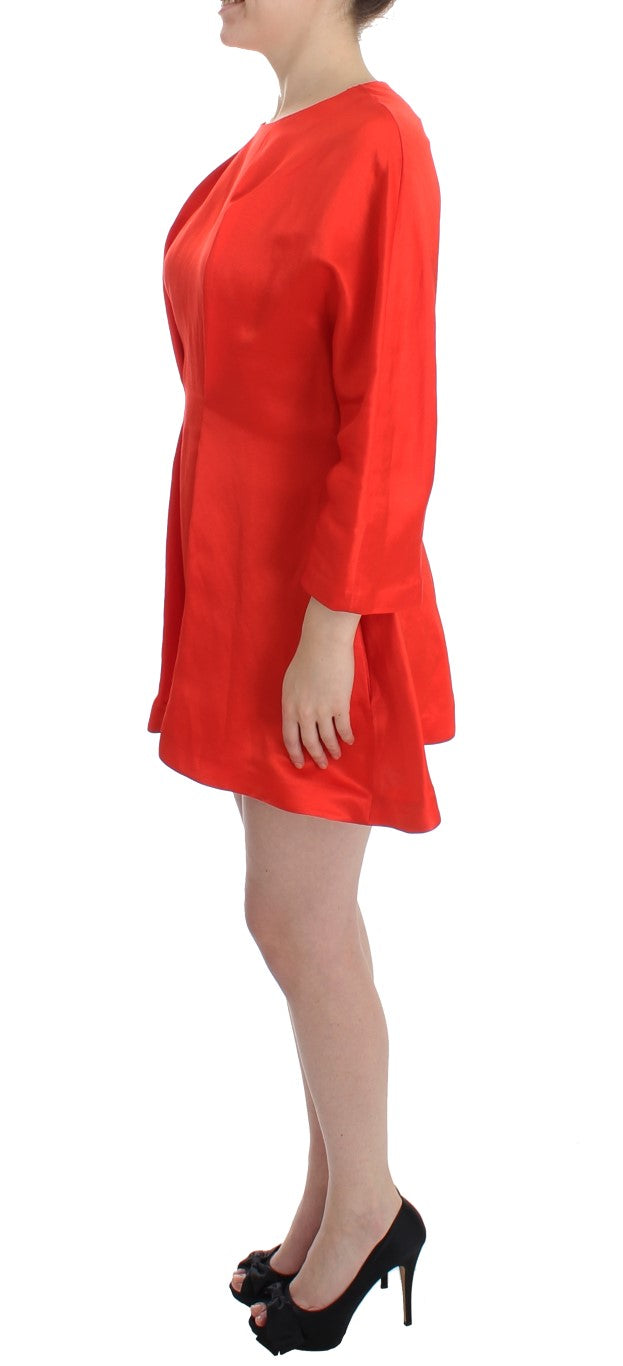 Fyodor Golan Bright red linen-blend dress by Artisan