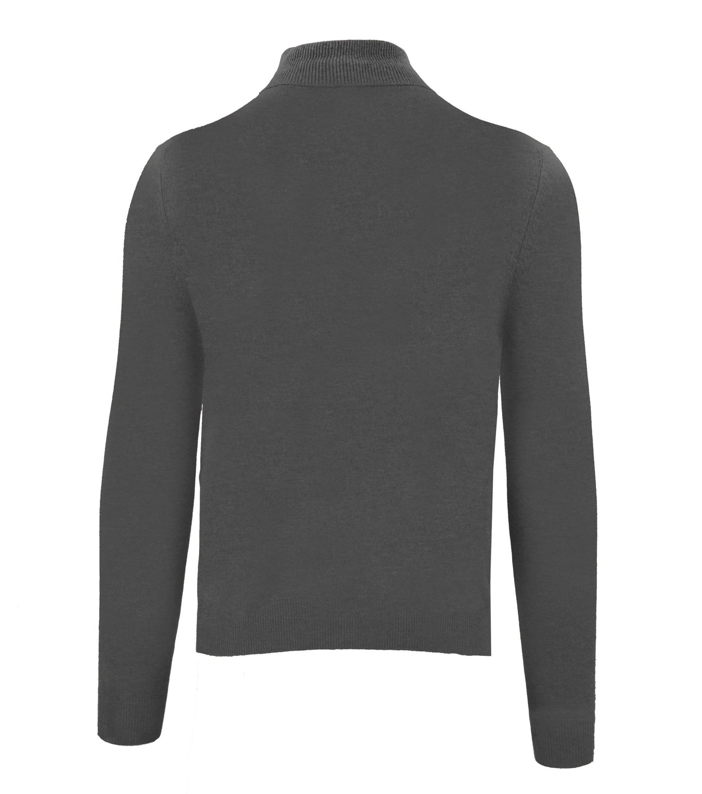 Malo Grauer Kaschmir-Pullover für Männer