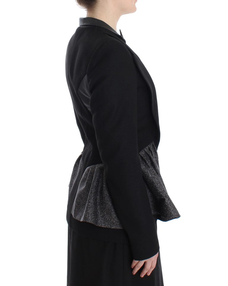 KAALE SUKTAE Elegant monochrome blazer jacket with zip