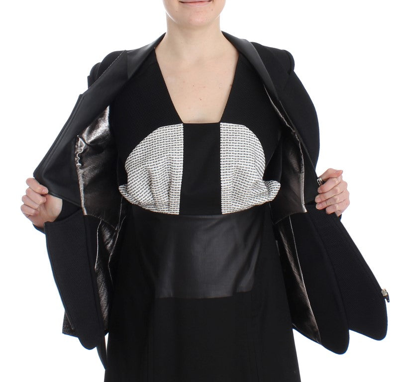 KAALE SUKTAE Elegant monochrome blazer jacket with zip