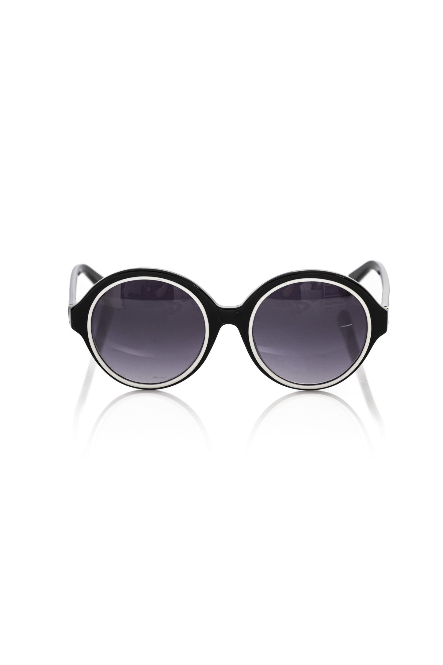 Frankie Morello Black Acetate Sunglasses for Women