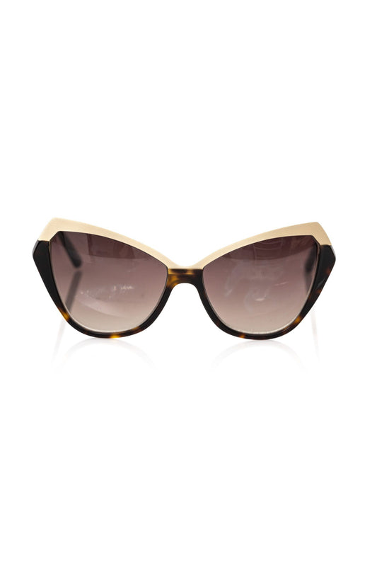 Frankie Morello Black Acetate Sunglasses for Women