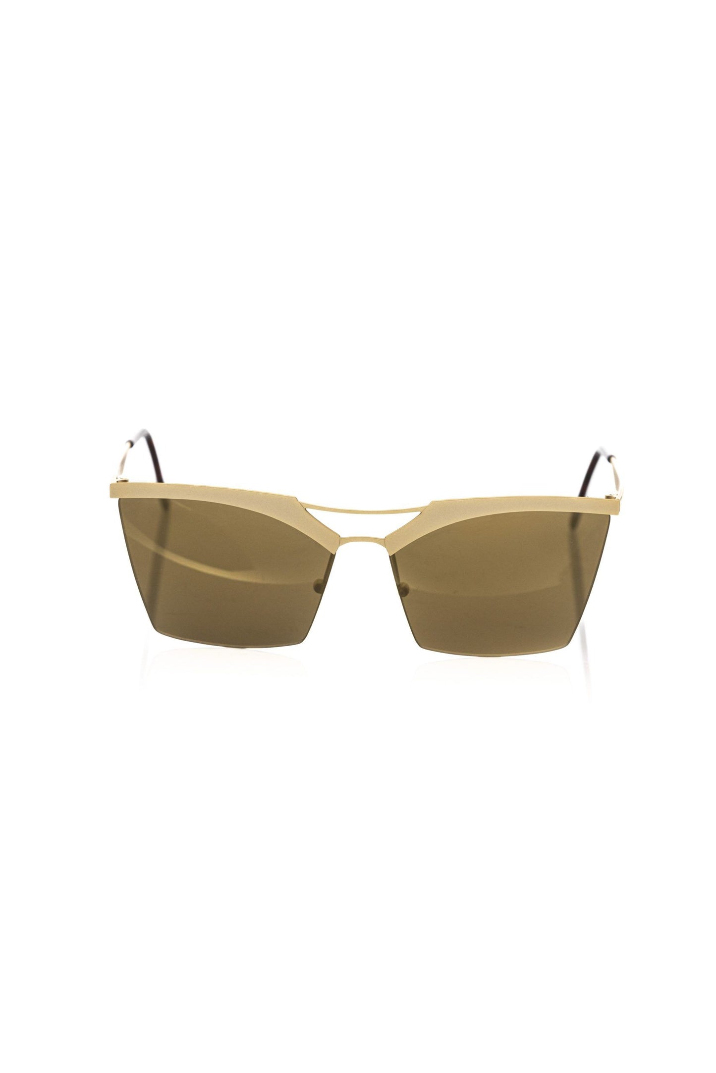 Frankie Morello Gold Metallic Women's Sunglasses