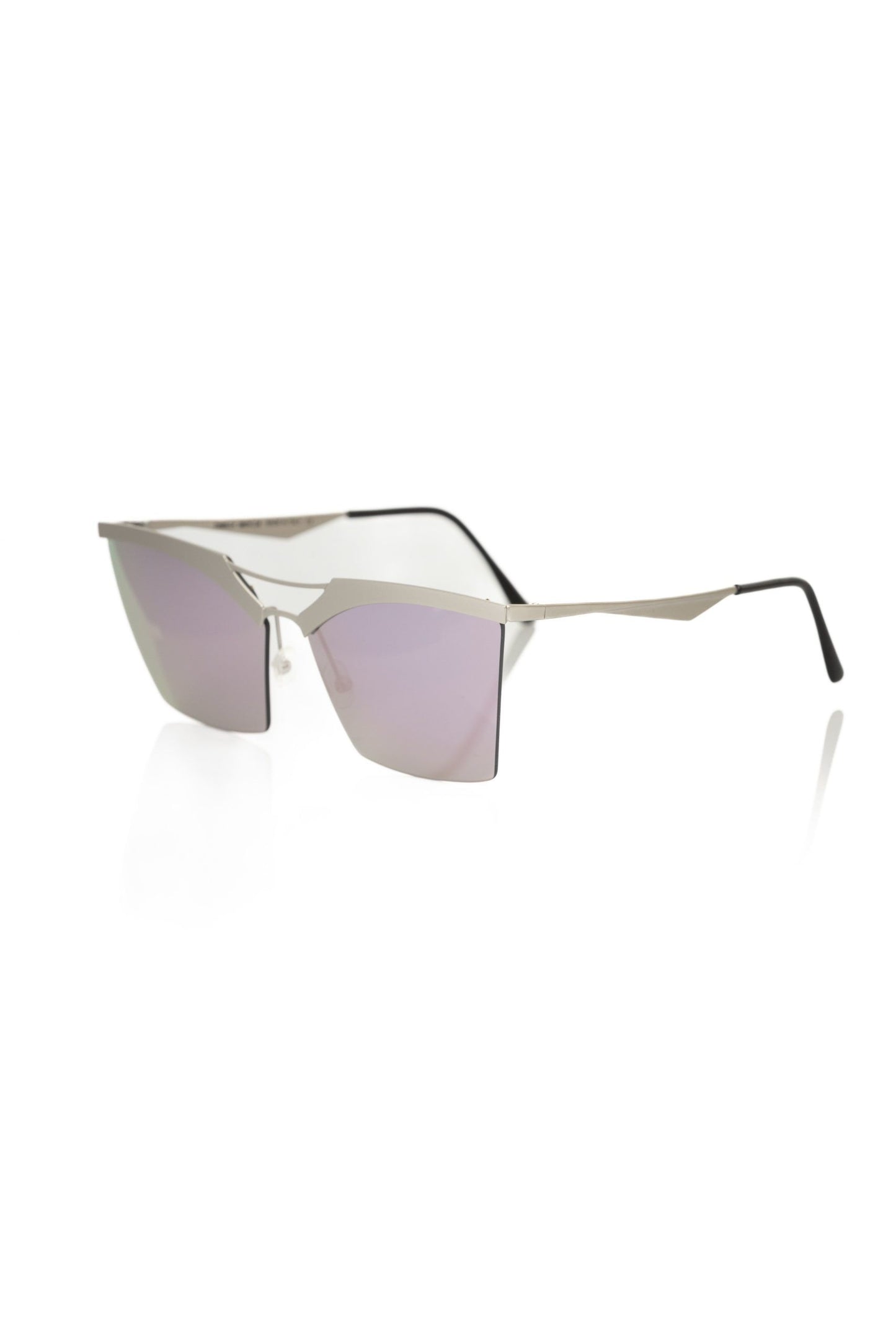 Frankie Morello Silver Metallic Women's Sunglasses