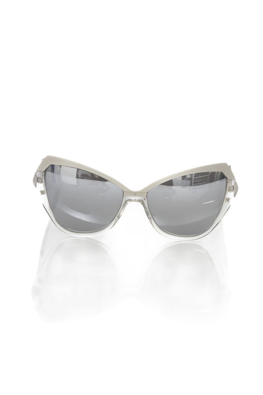 Frankie Morello Grey Acetate Sunglasses for Women