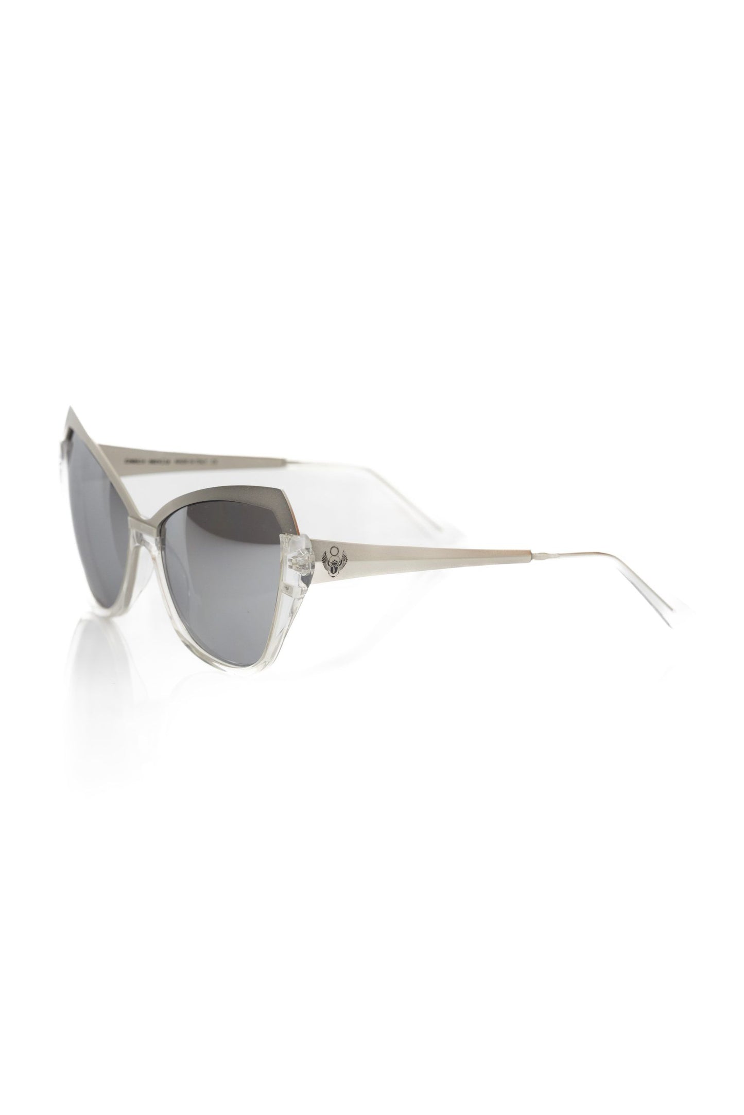 Frankie Morello Grey Acetate Sunglasses for Women