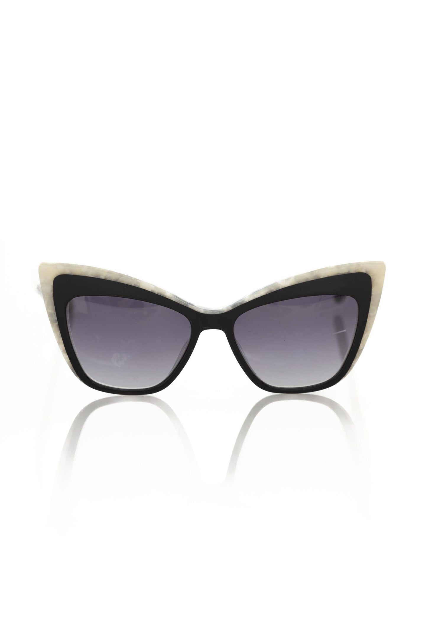 Frankie Morello Black Acetate Sunglasses for Women