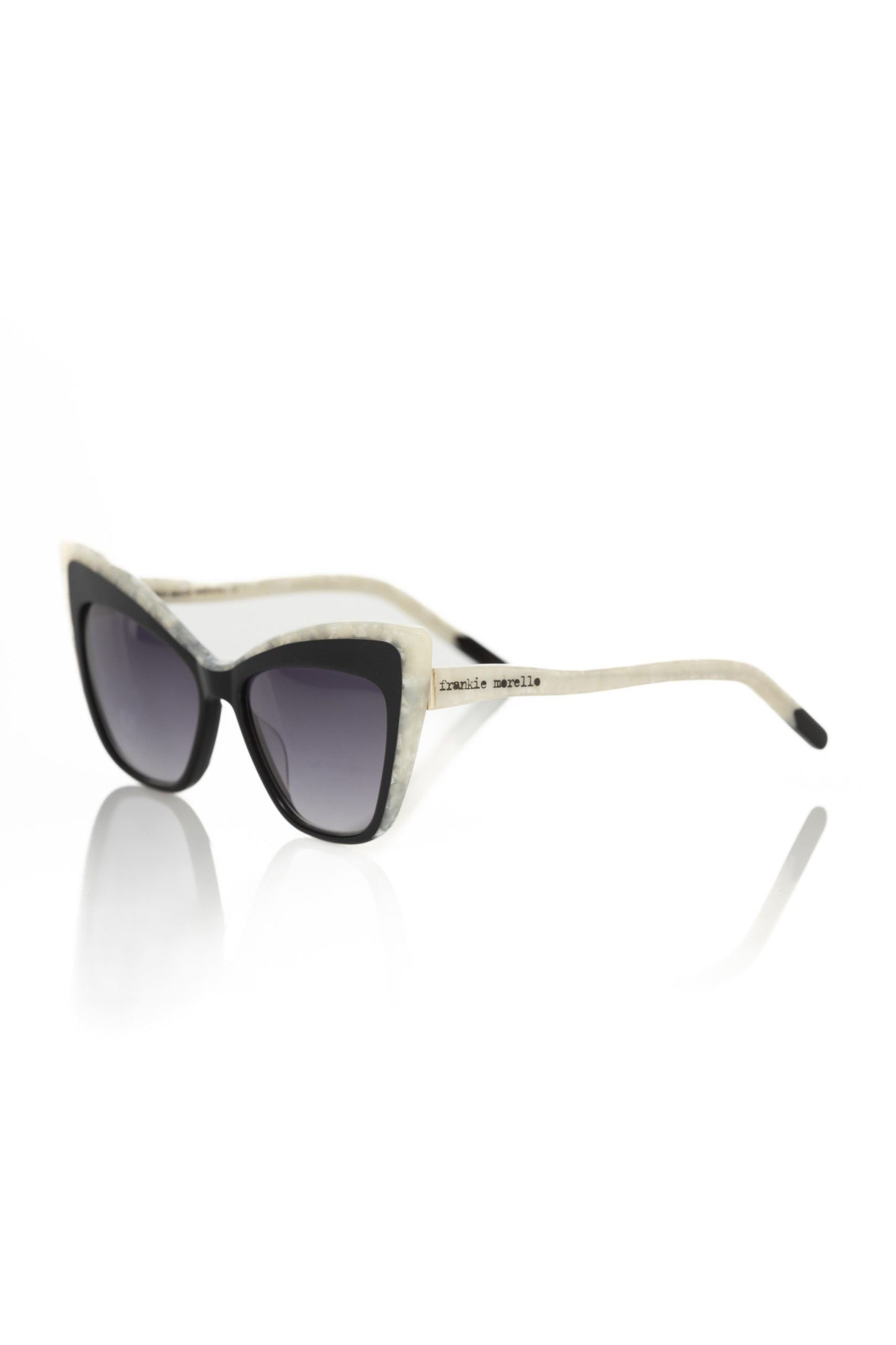 Frankie Morello Black Acetate Sunglasses for Women