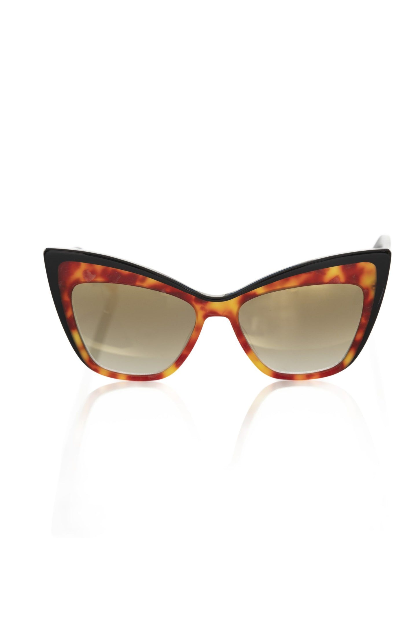 Frankie Morello Brown Acetate Sunglasses for Women