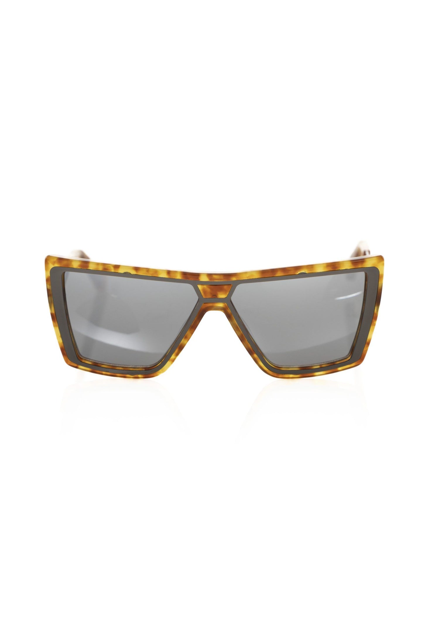 Frankie Morello Brown Acetate Sunglasses for Women