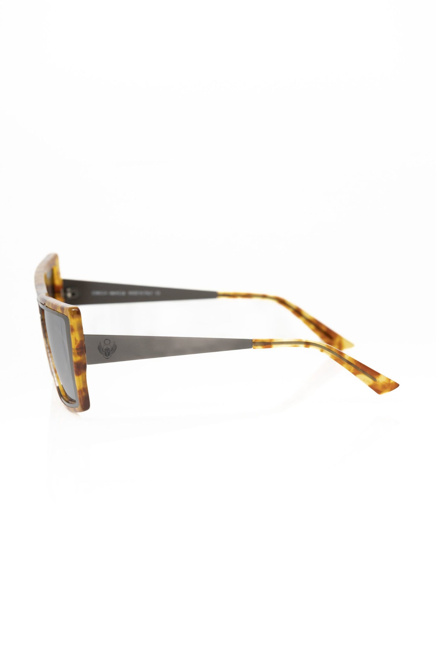 Frankie Morello Brown Acetate Sunglasses for Women