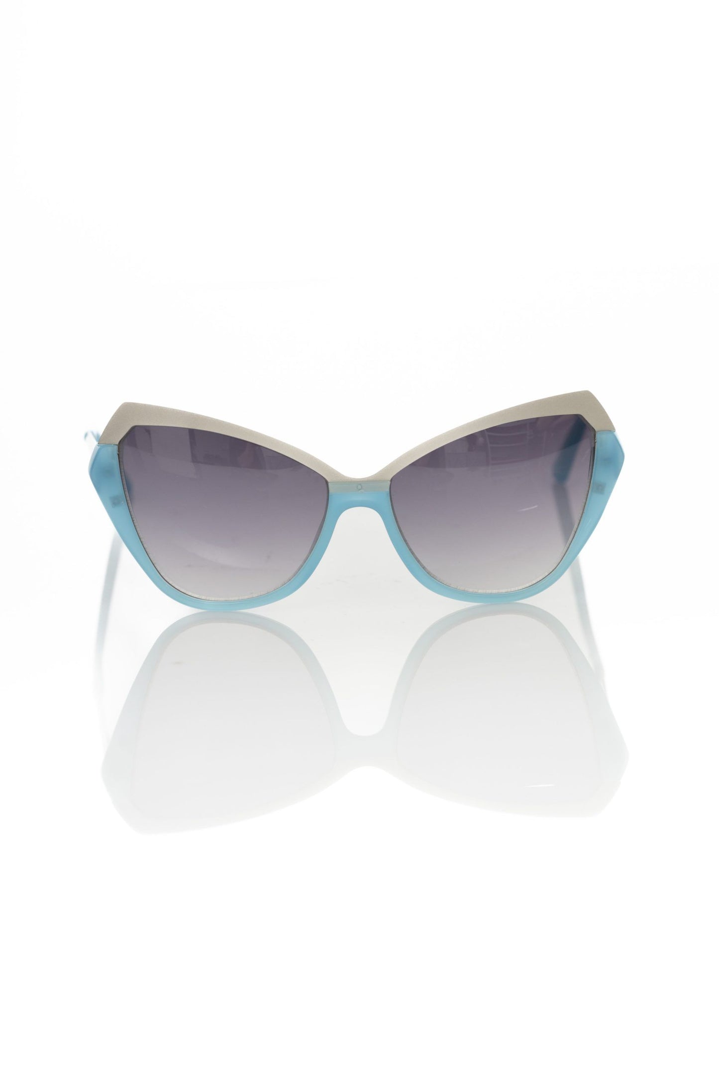 Frankie Morello Light Blue Acetate Women's Sunglasses