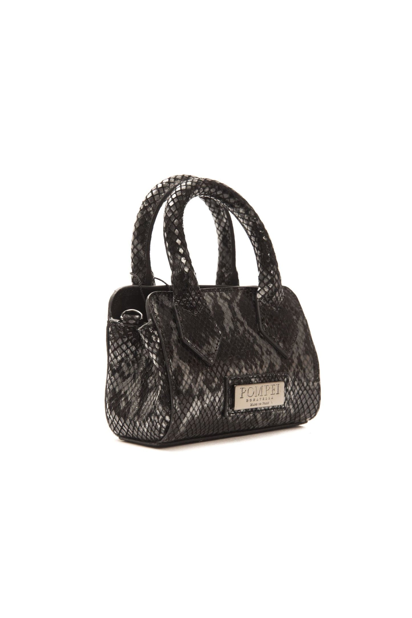 Pompei Donatella Chic mini bag in leather with python print