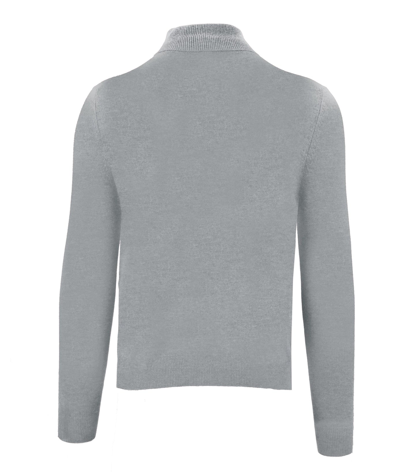 Malo Eleganter Kaschmirpullover mit hohem Halsausschnitt